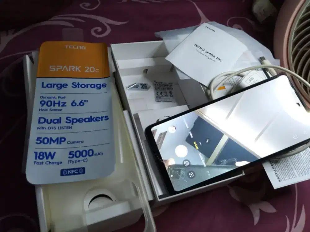 Tecno spark 20C jual cepat