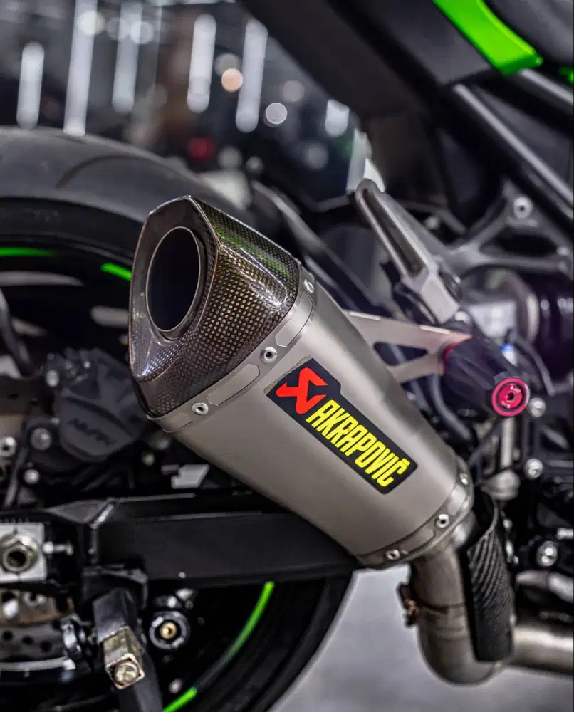 Kawasaki Z900 Z 900 Hijau 2017 Exhaust SC Project Full Paper