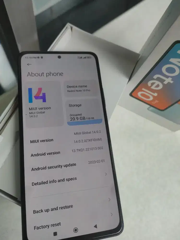 Redmi Note 10 Pro 6/128 fullset