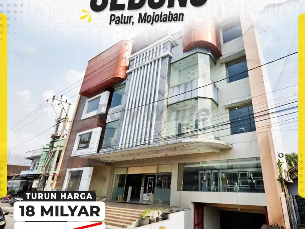 Dijual Gedung 5 Lantai Siap Pakai Di Palur Lokasi Strategis Di Kawasan Bisnis