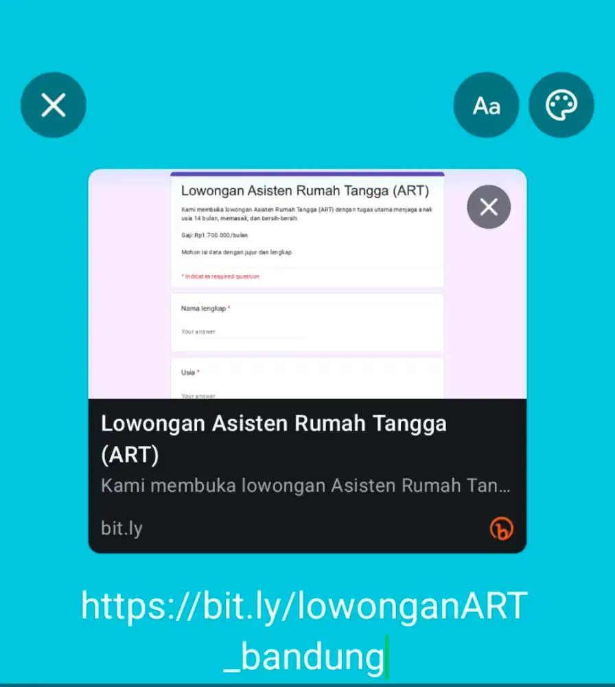 Asisten Rumah Tangga (ART) Bandung