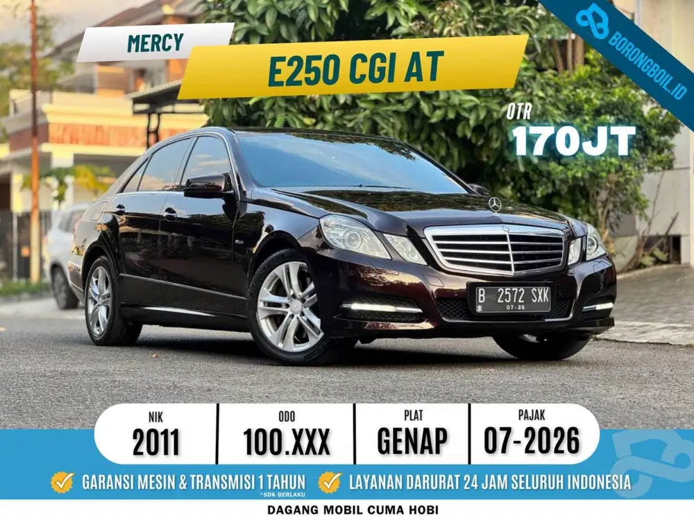 Mercy E250 CGI AT 2011 Coklat | Rare Car