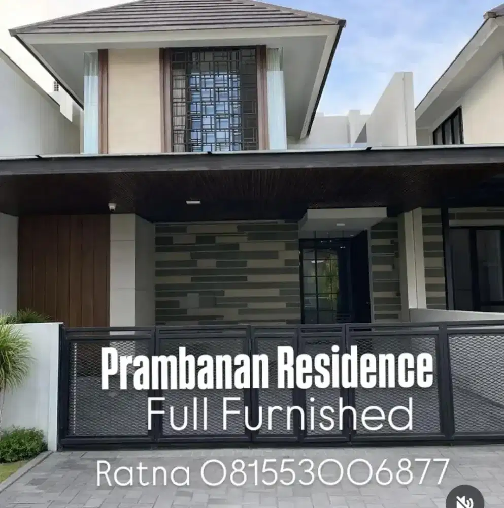Dijual Rumah full Furnish Prambanan Residence Surabaya Barat