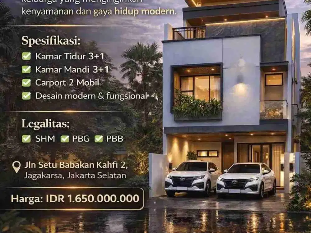 RUMAH DI MOCHAMAD KAHFI 2 SETU BABAKAN