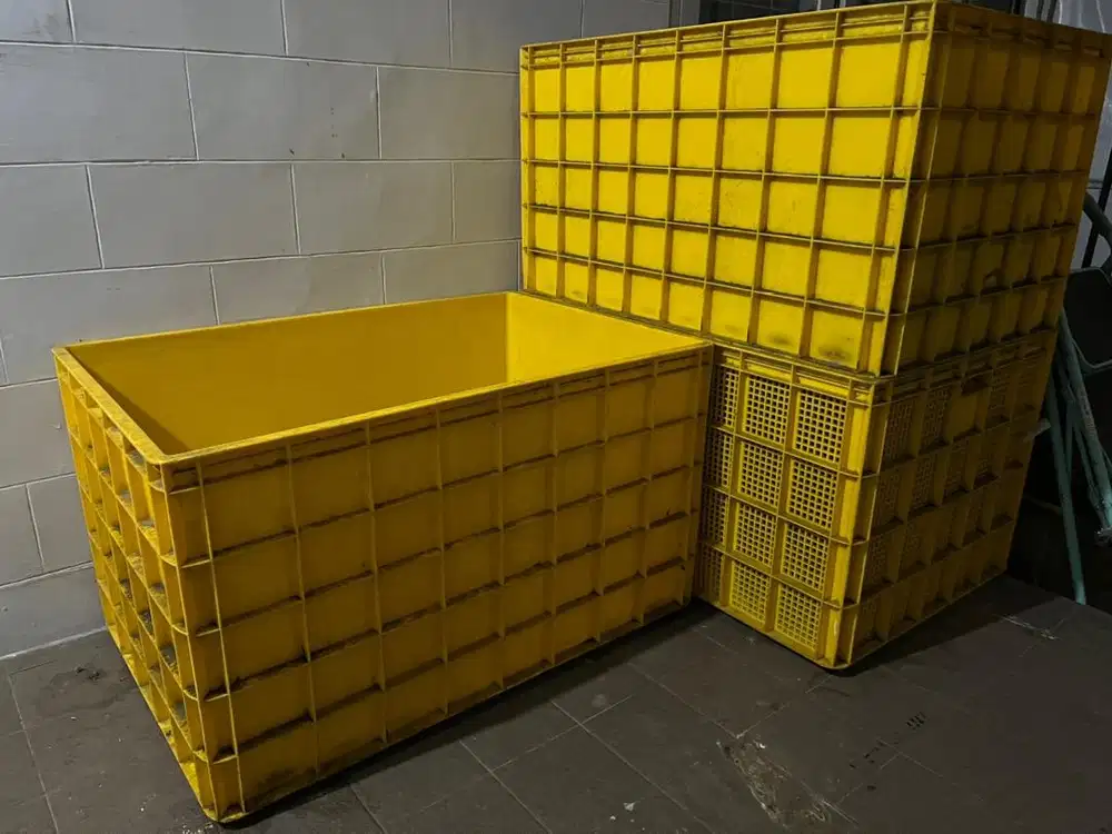 Jual Bak Plastik Besar/ Box Container Plastik Industri Tebal & Kokoh