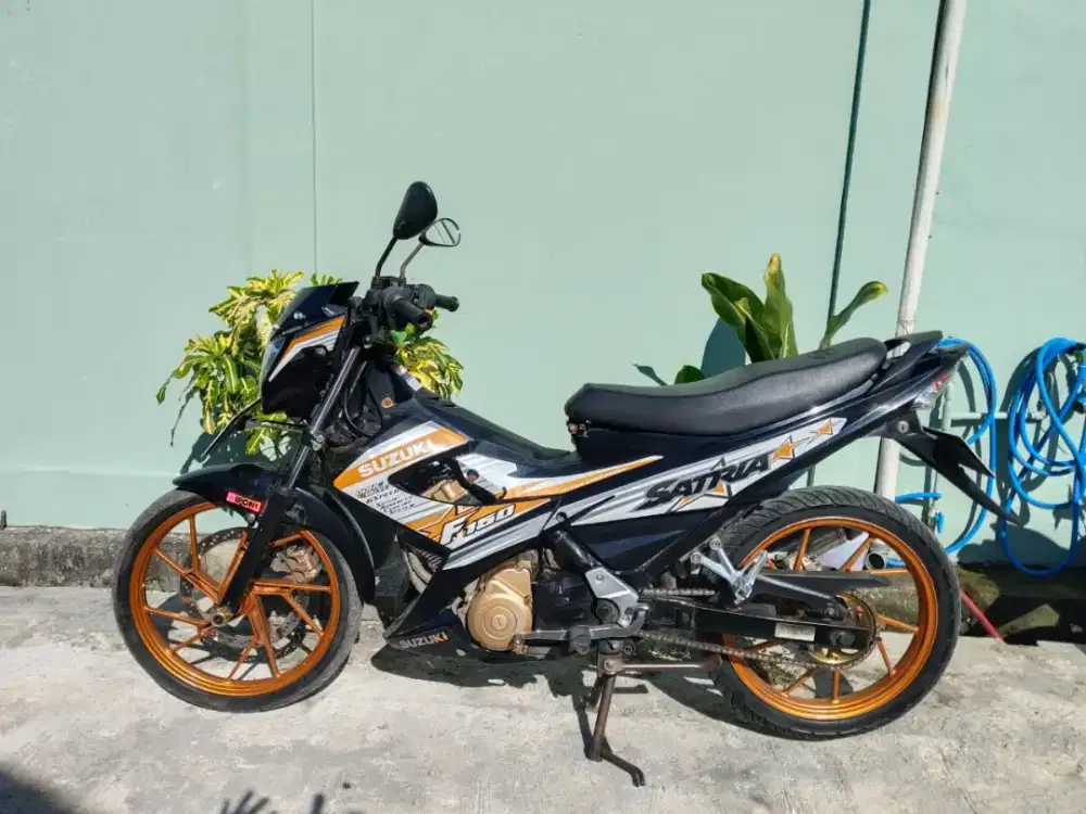 Suzuki Satria F 150cc thn 2014 mesin halus siap pakai