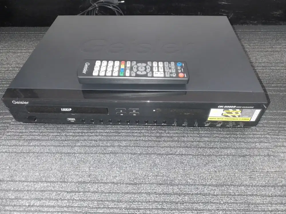 Mesin karaoke Geisler OK-6000R HDD Karaoke