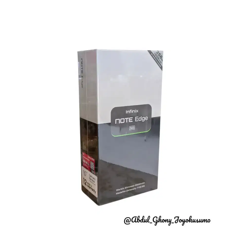 Infinix Note Edge 5G 8/256 Black NEW