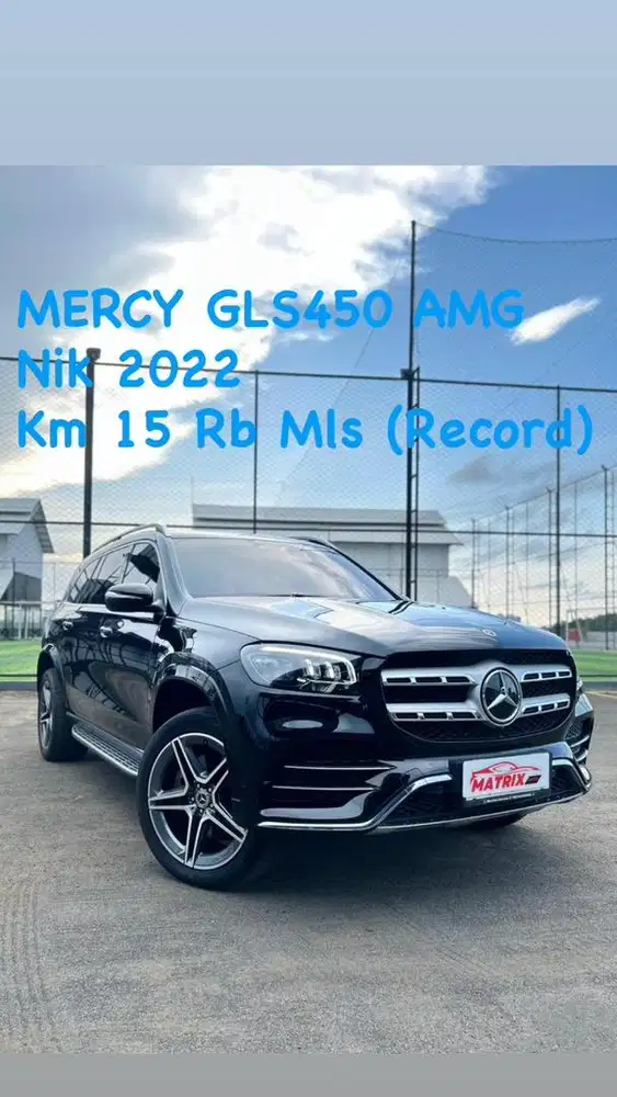 Mercy GLS450 AMG 4Matic Nik 2022 Black on black siap paki