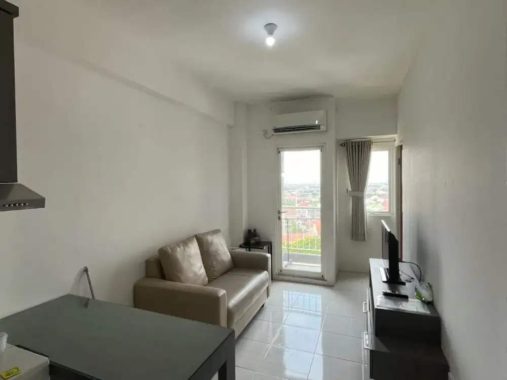 Apartemen Puncak Dharmahusada Tower B 2 bed Full Furnish Elektronik Murah