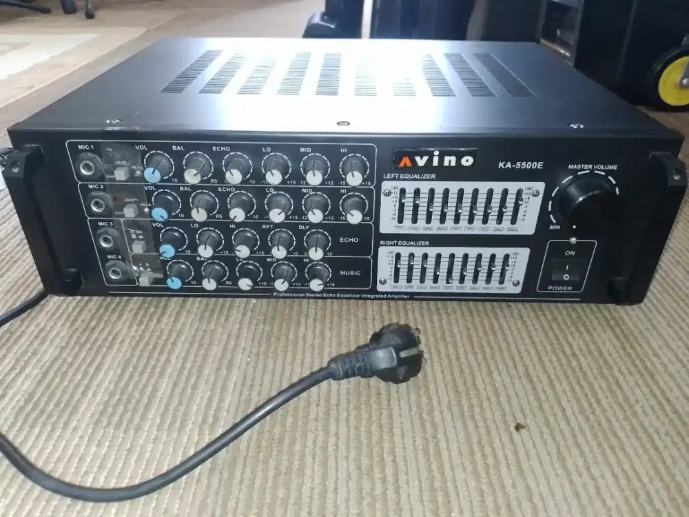 Power Mixer Amplifier Avino KA 5500E 
Professional