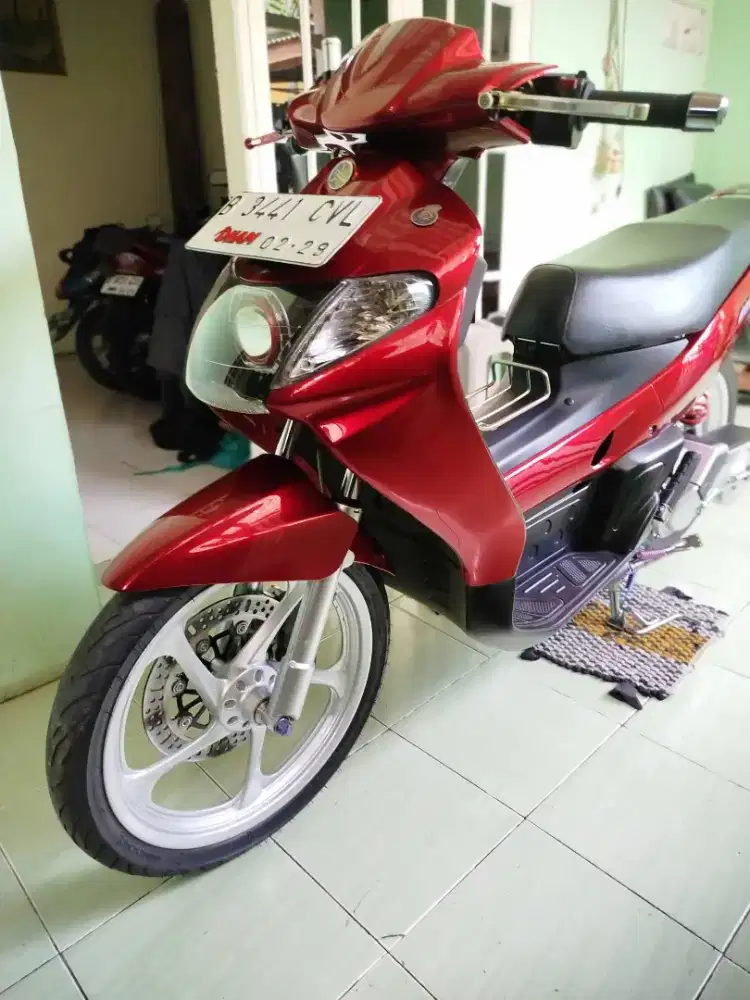 Yamaha nouvo lele 2004 restorasi modifikasi