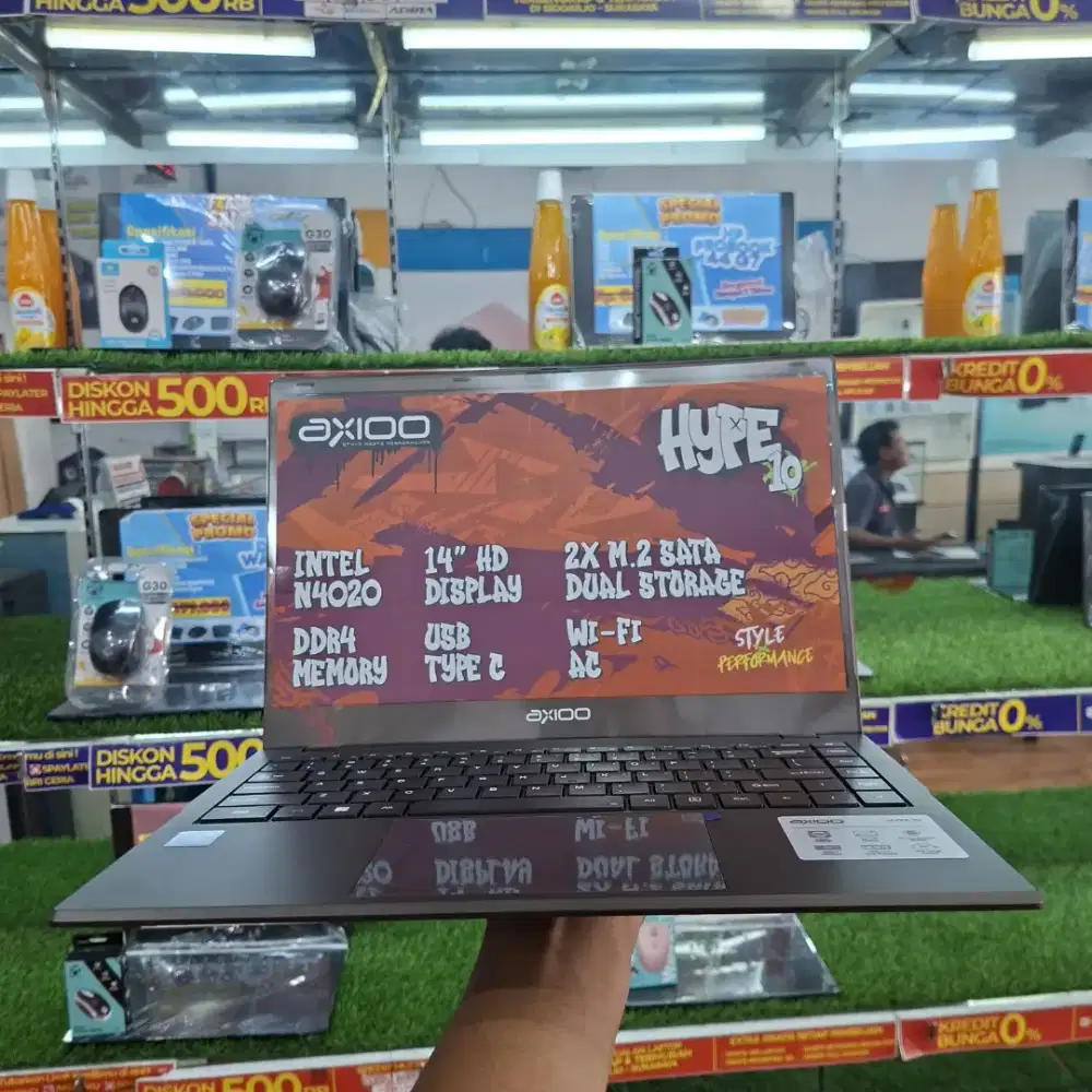JUAL MURAH LAPTOP BARU SIAP PAKAI I AXIOO HYPE 10 I BISA KREDIT