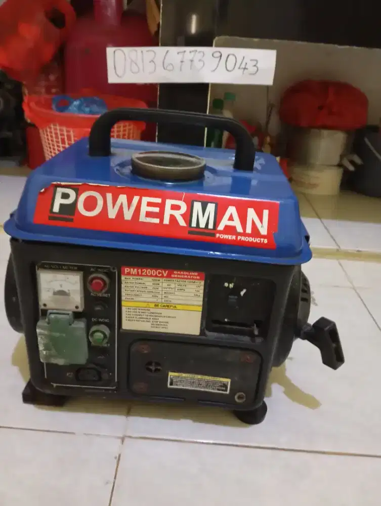 Dijual cepat Mesin Generator 1200 watt second