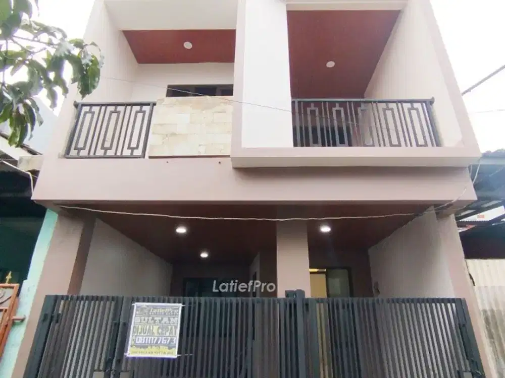 Rumah Coklat Harga Merakyat Kemana2 Dekat