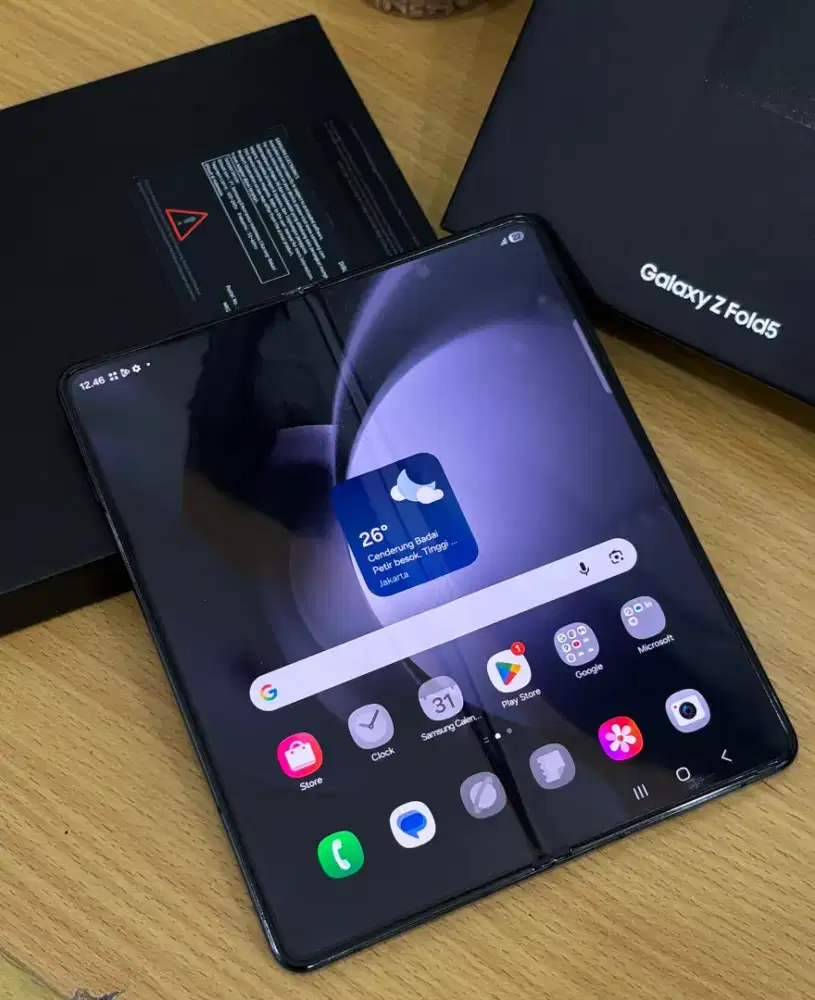 Samsung Z fold 5 12/256gb black resmi sein