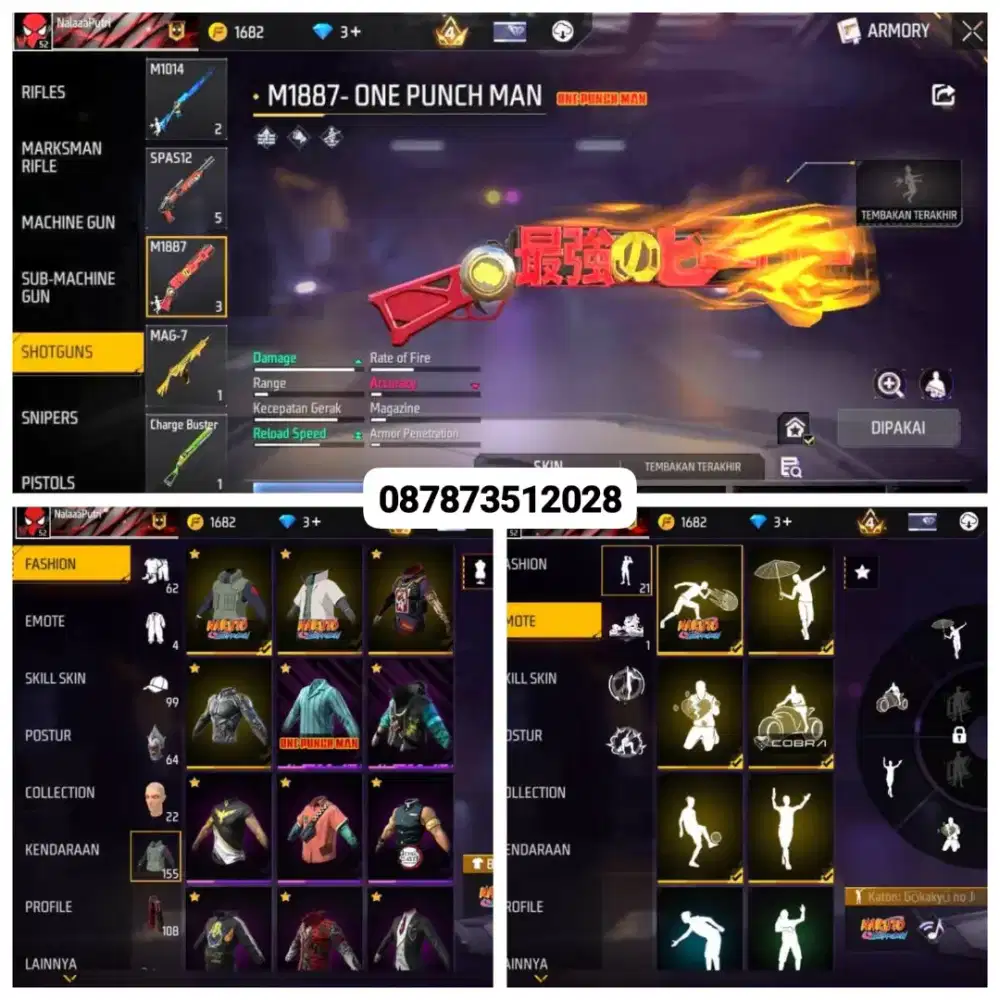 READY AKUN FF MURAH DAN AMAN