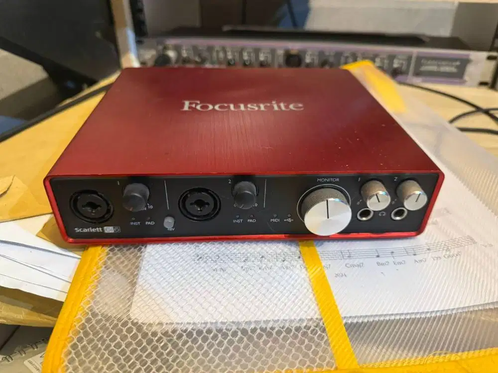 Focusrite Scarlett 6i6 (2nd Gen) Unit Only