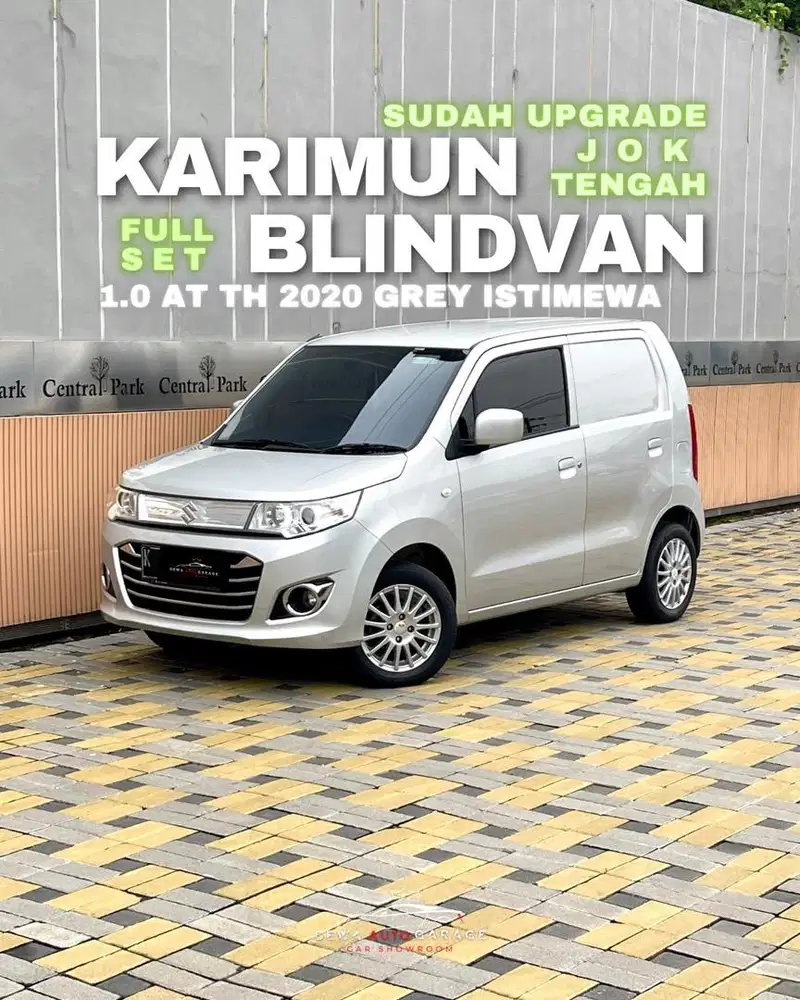 Karimun Wagon R Blindvan Matic 2020 Grey Upgrade Jok Tengah