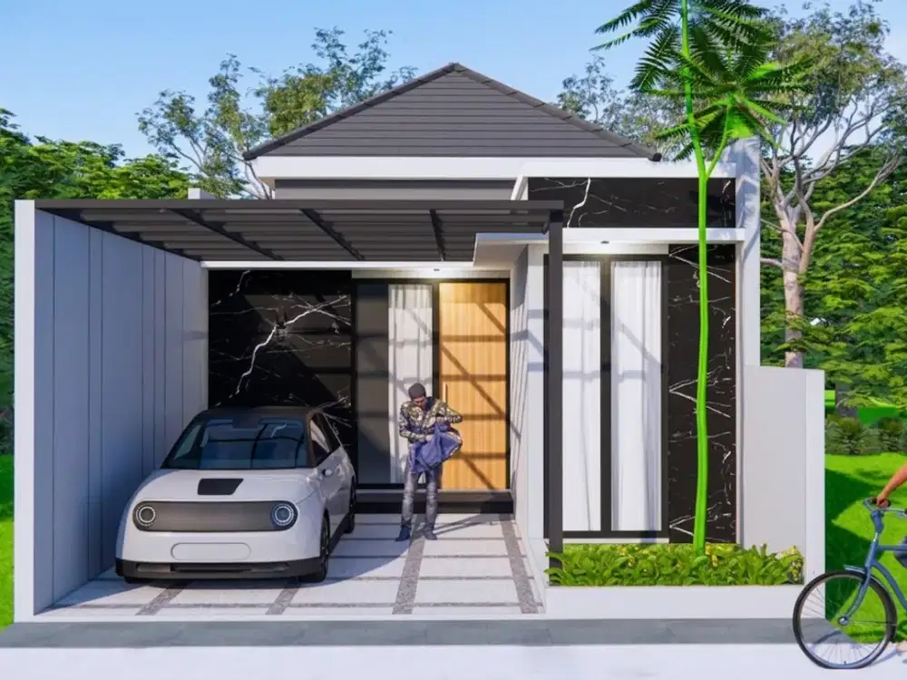 Rumah Modern 700Jt-an Di Mlati Sleman, 400 Meter ke Pasar Cebongan