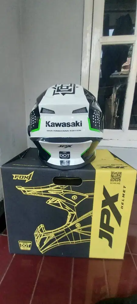 WTS Helm Trail JPX DV26 Kawasaki Diva Ismayana Edition Size XL
