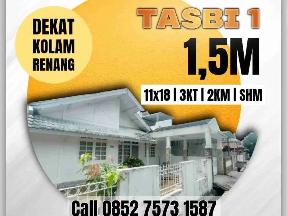 Rumah dekat kolam renang Tasbi 1 medan