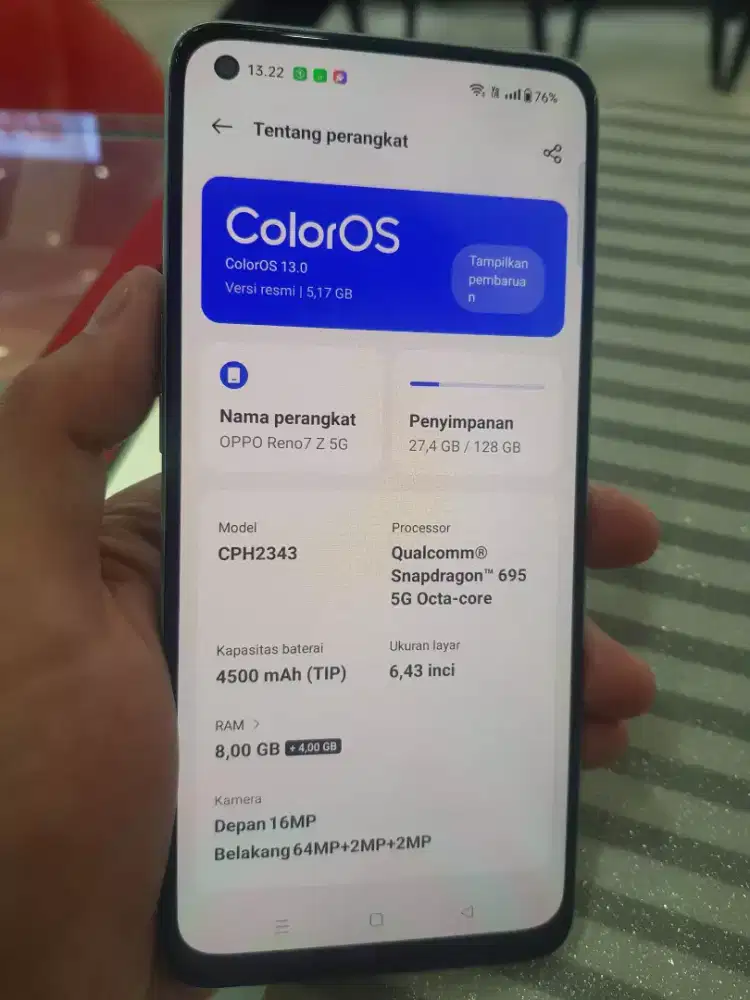 Oppo Reno 7Z 5G 8/128