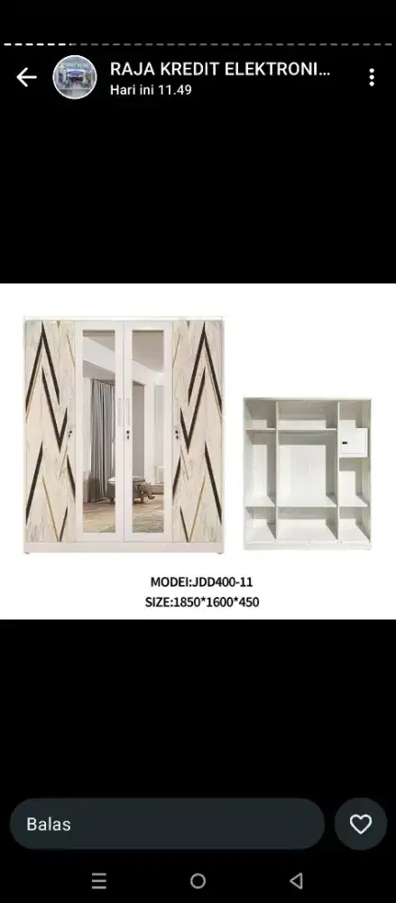 Lemari 4 pintu jdd 300-11