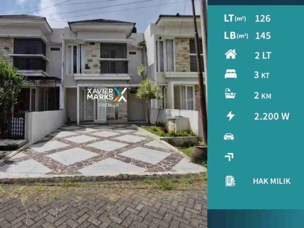 Dijual Villa 2 lantai + Basement Full Furnished di Panderman Hills Kota Batu
