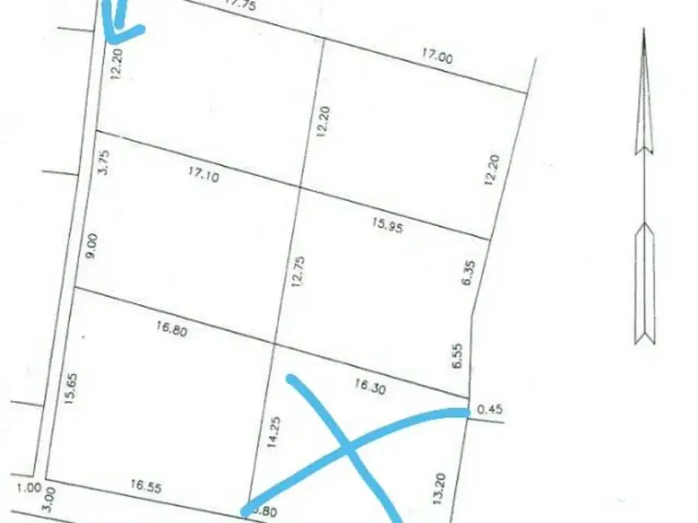 Jual cepat tanah 1000m