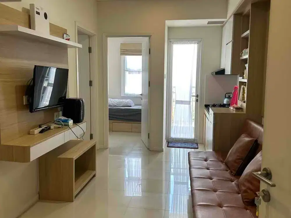 DISEWAKAN UNIT BARU SELESAI FURNISH murah 2 BR lt 15 City View Apartmen Parahyangan residence bandung