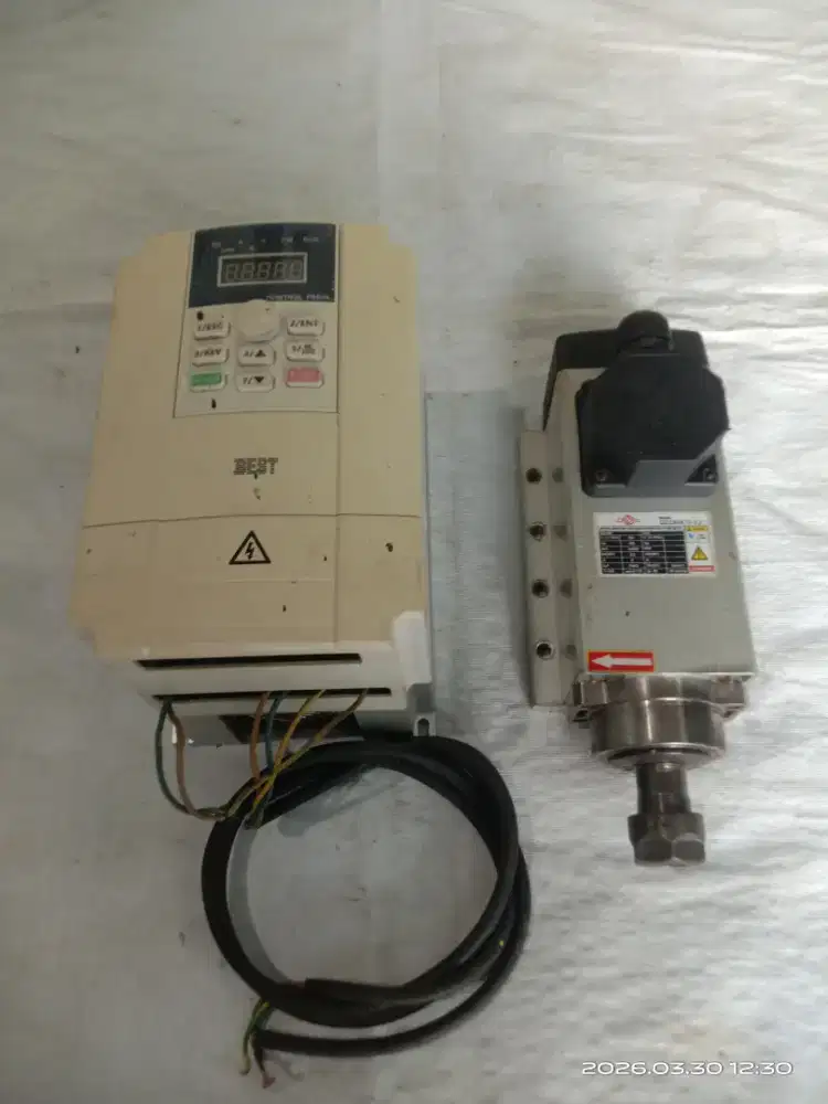 CNC motor spindle 2.2 kW + inverter VFD