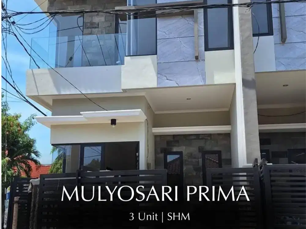 Jual Rumah Baru di Mulyosari Prima Surabaya