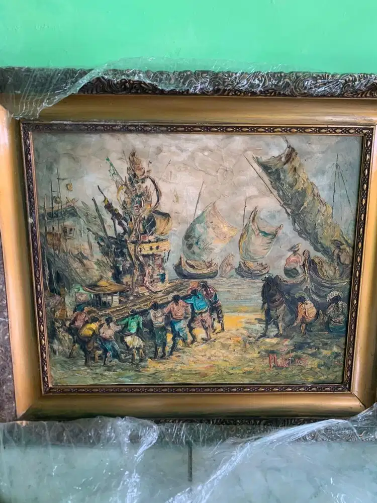 lukisan muklis tema aktivitas nelayan