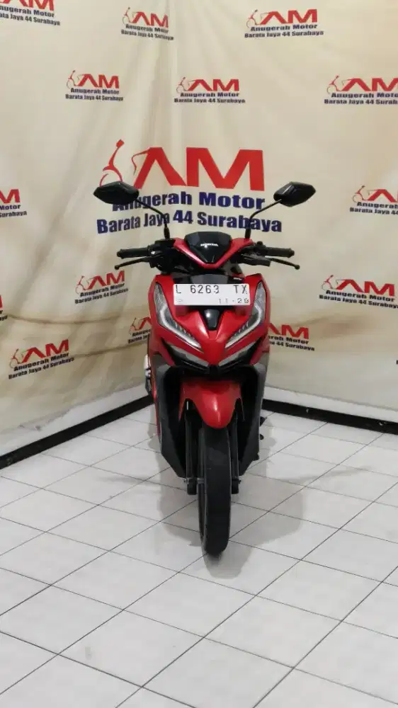 Honda Vario 150 keyless tahun 2019 merah doff