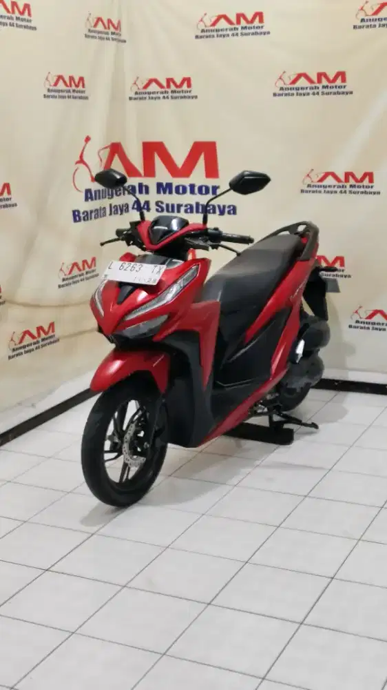 Ready Honda Vario 150 keyless tahun 2019 merah doff