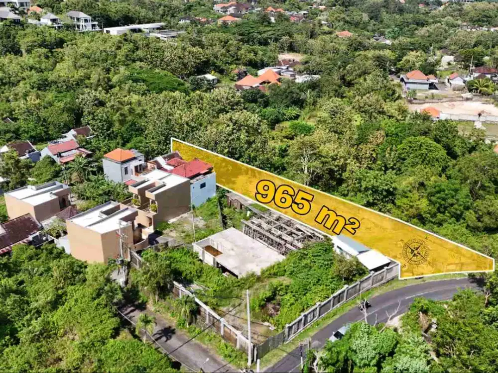Tanah Jalan Utama Tukad Selatan Ungasan Bali