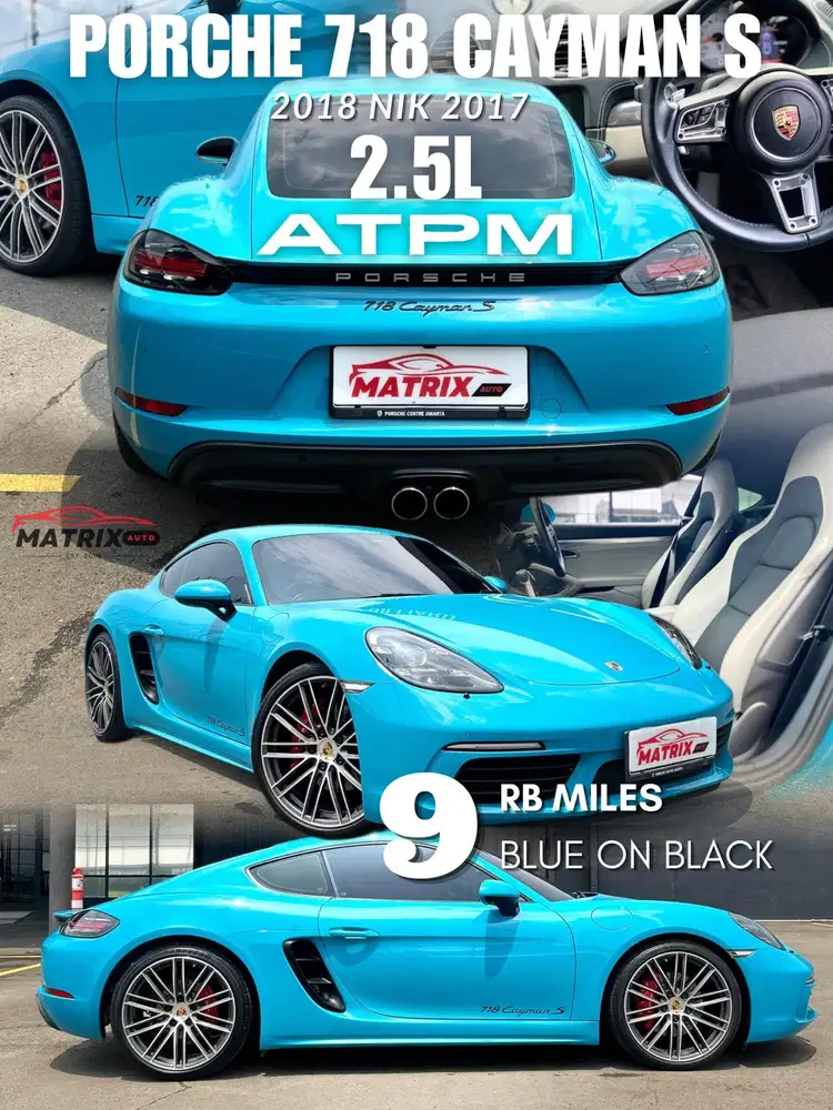 PORCHE 718 CAYMAN S 2.5L 2017!PORCHE 718 CAYMAN S! Porche! Cayman S!