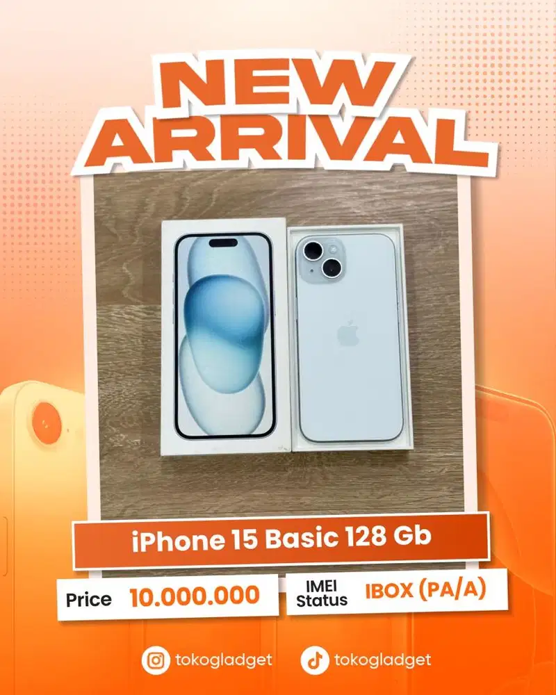 iPhone 15 Basic 128 Gb ex IBOX