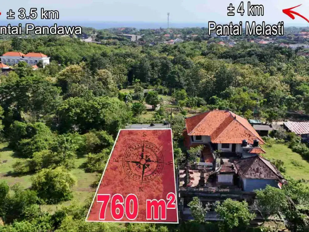 Tanah Komersial Jalan Utama Dharmawangsa Ungasan Bali