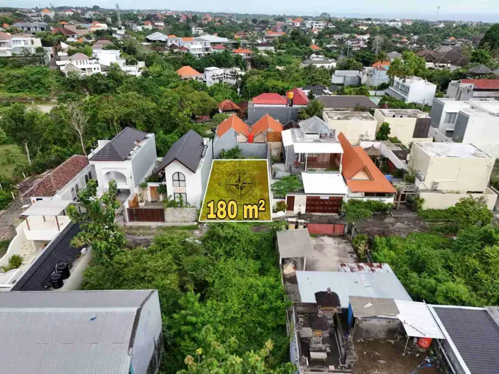 Tanah Plot Kecil Link Villa Pura Toyaning Ungasan Bali