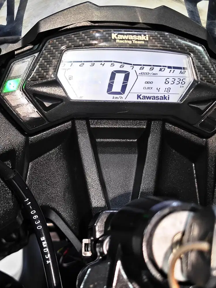 Cek motor Kawasaki Ninja 250 FI RR Mono tahun 2020 odo 6rb gaul