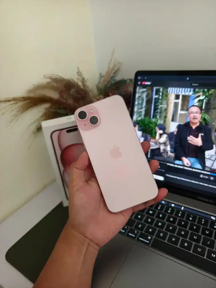 Iphone 15 plus 128gb ibox fullset mulus