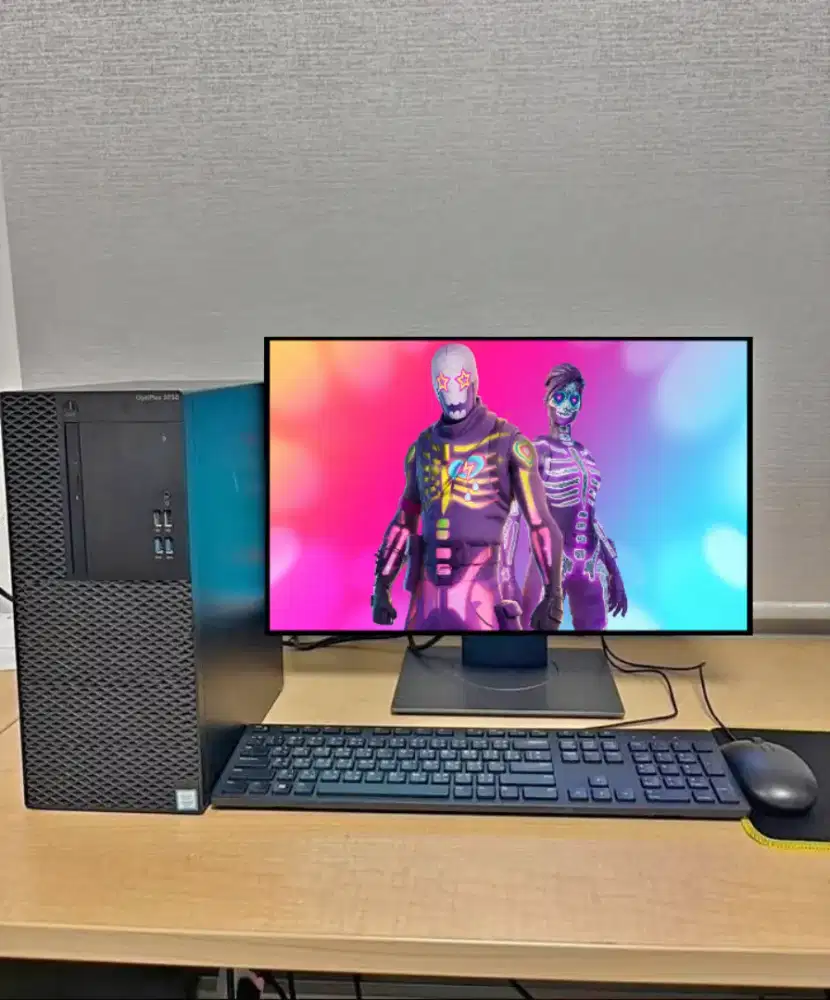 PC GAMING FULSET + LCD + RAM 8 GB + VGA 1 GB + HD 500 GB + GAMES APP