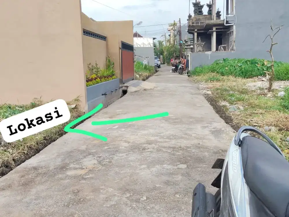 Di jual tanah 1 are Lokasi di jalan batuyang gg pipit batubulan gianyar bali
