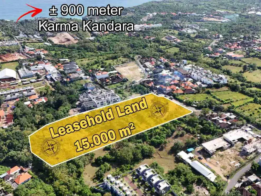 Leasehold Land near by Karma Kandara Ungasan Bali