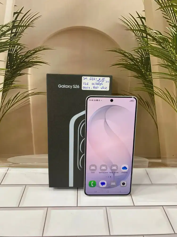 Samsung Galaxy S26 12/256gb white second Bergaransi panjang