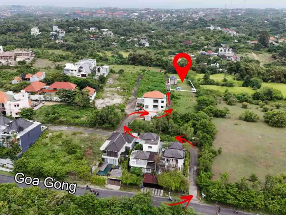 Tanah Murah Link Villa View GWK Goa Gong Ungasan Bali