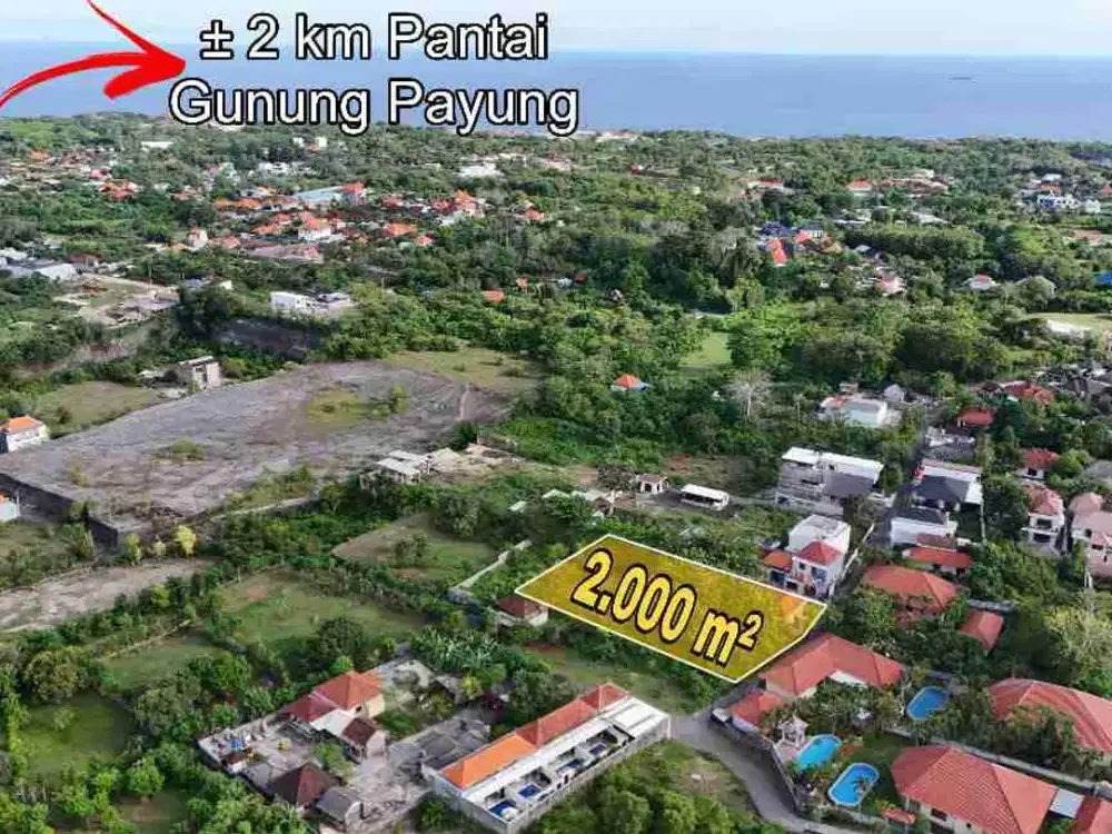 Tanah Hook Murah Bonus Rumah Gunung Payung Kutuh Bali