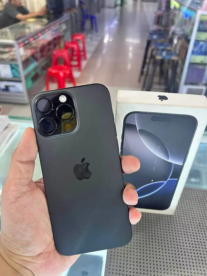 Iphone 16 Promax 256 IBOX (Black) Fullset Ori Jossjiss Istimewa